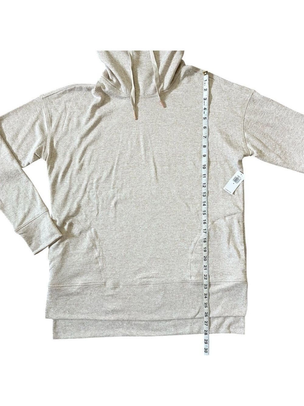 Old Navy Funnel Neck Tunic High Low Pullover Sweater Tan Size Medium - Picture 9 of 11